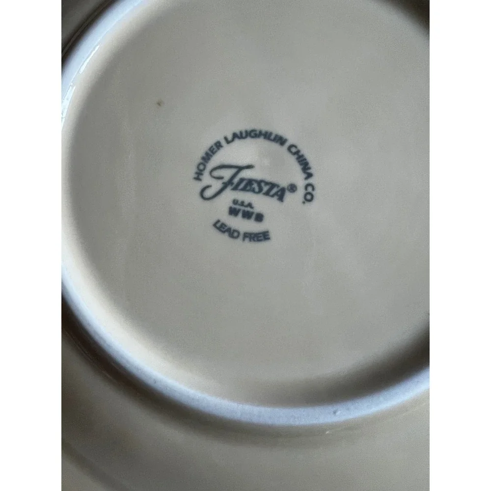 Fiesta Homer Laughlin China Co Lead Free Plates Set Of 8 Vibrant‎ Colors Vintage
